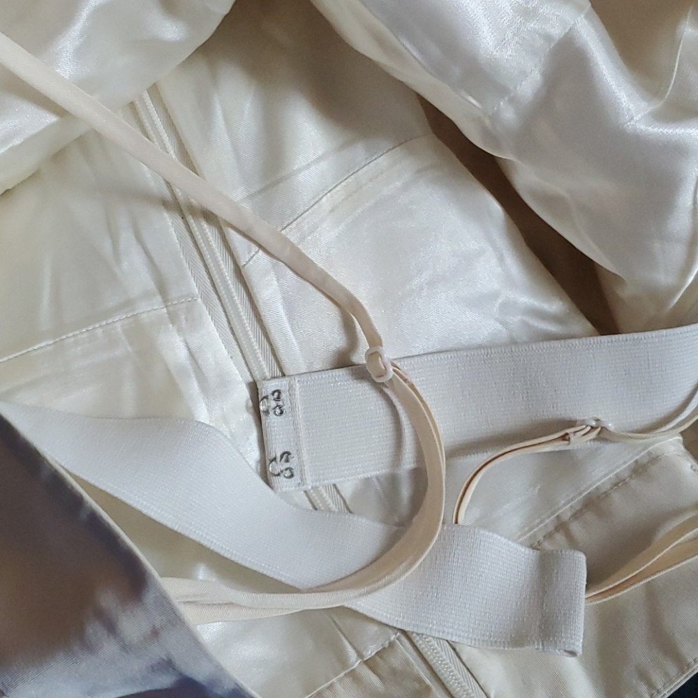 J.CREW SILK IVORY STRAPLESS DRESS 8 - Picture 5 of 9